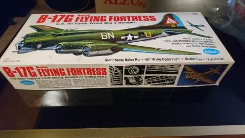 Guillows B-17G balsa model kit